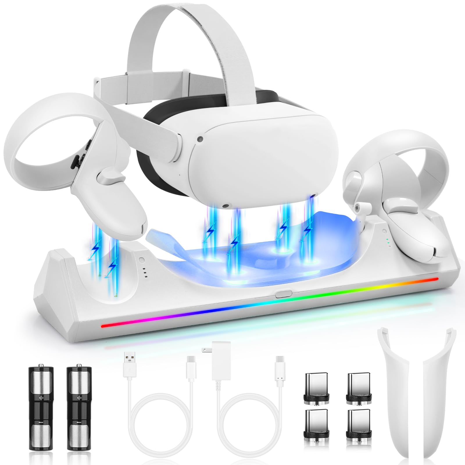Amazon.co.jp: Hurra Meta Quest 2用充電ドック、Oculus Quest 2